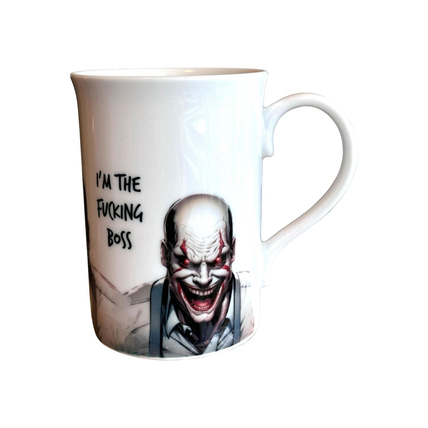 I'm the fu** boss -Porselenskopp