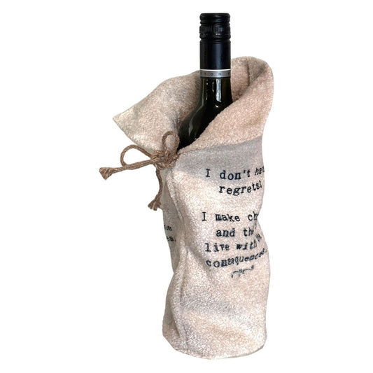 I don't have regrets...