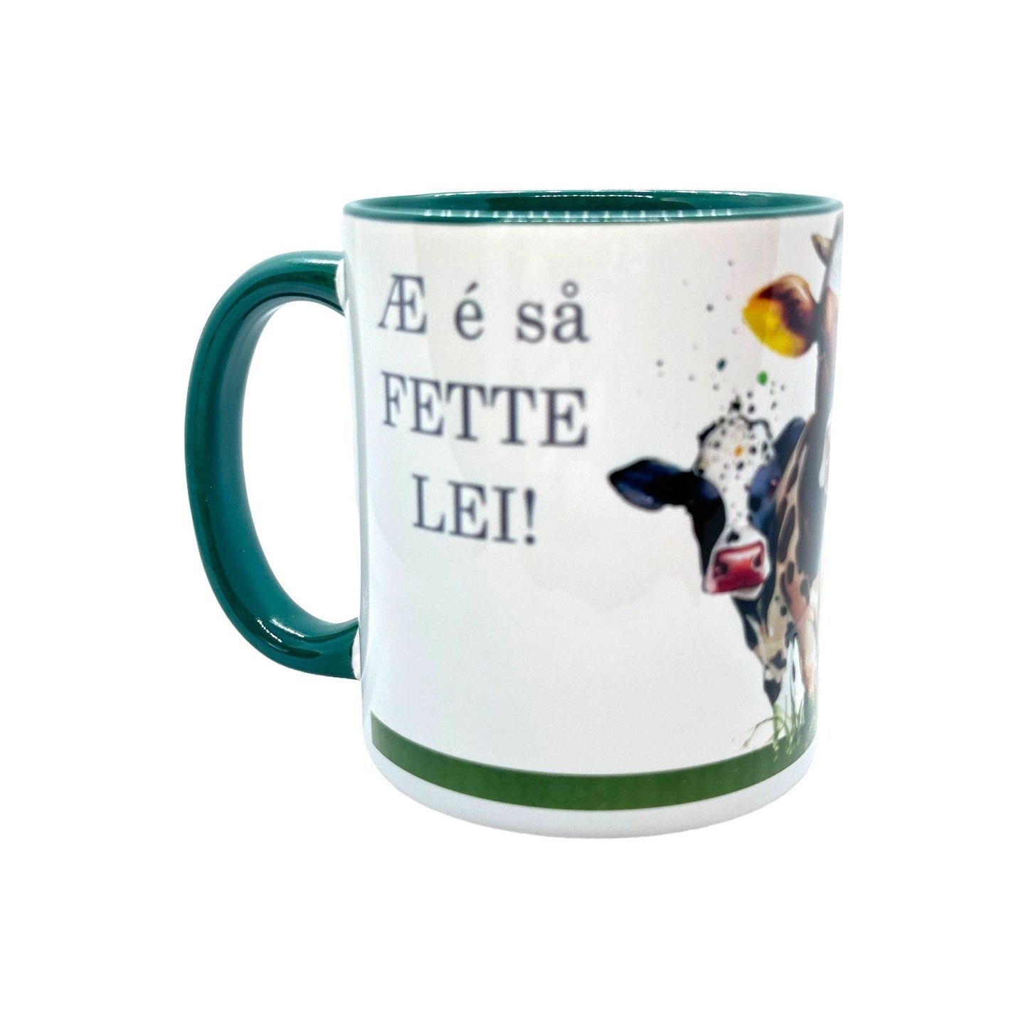 Æ e så FETTE LEI! - Morsomme krus med tekst – 7 ulike farger
