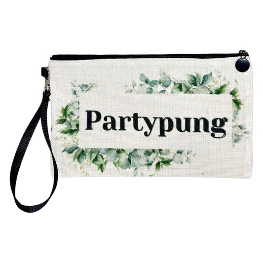 Bomullsveske me 2 ulike tekster: Partypung eller Festveske