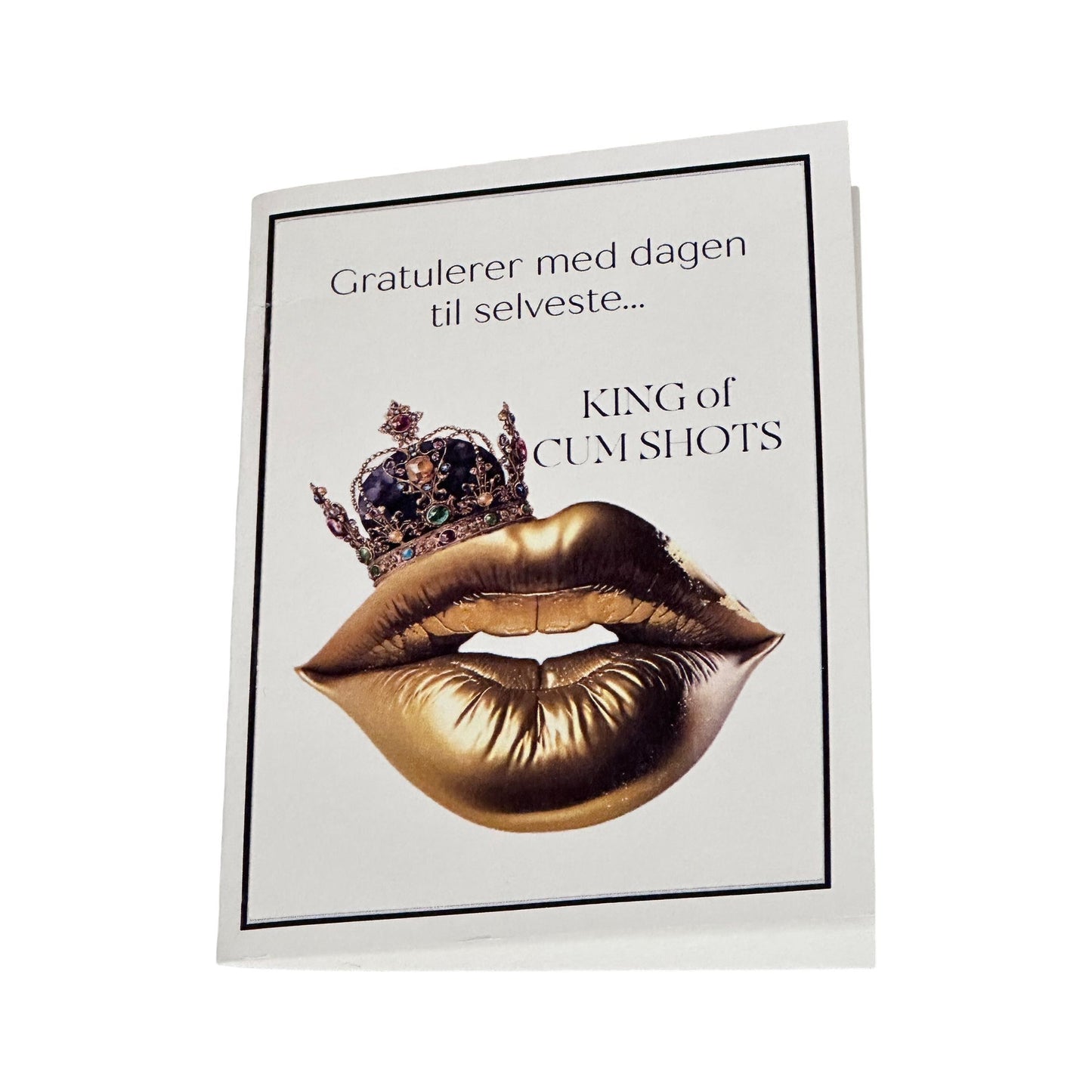 Gratulasjonskort: Queen /King of Cumshots