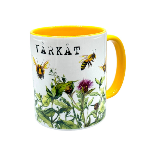 VÅRKÅT -Krus med muntert motiv. Finnes i 2 ulike farger.