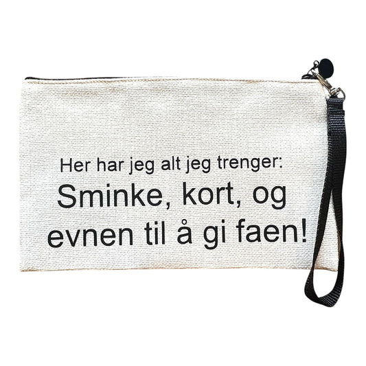 Liten veske -morsomme tekster!