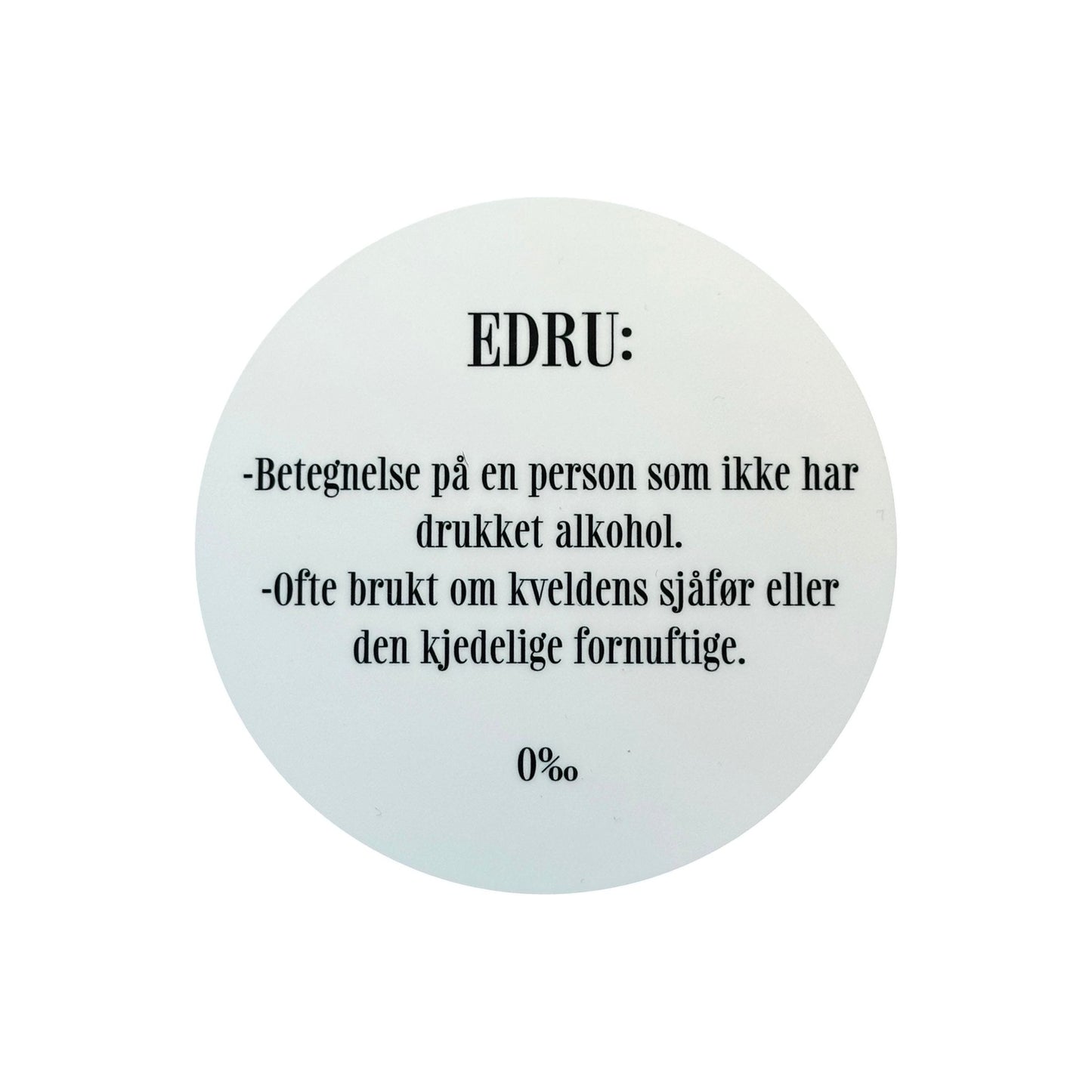 Promillebrikker – Morsomme coasters (6 stk.)med promillehumor