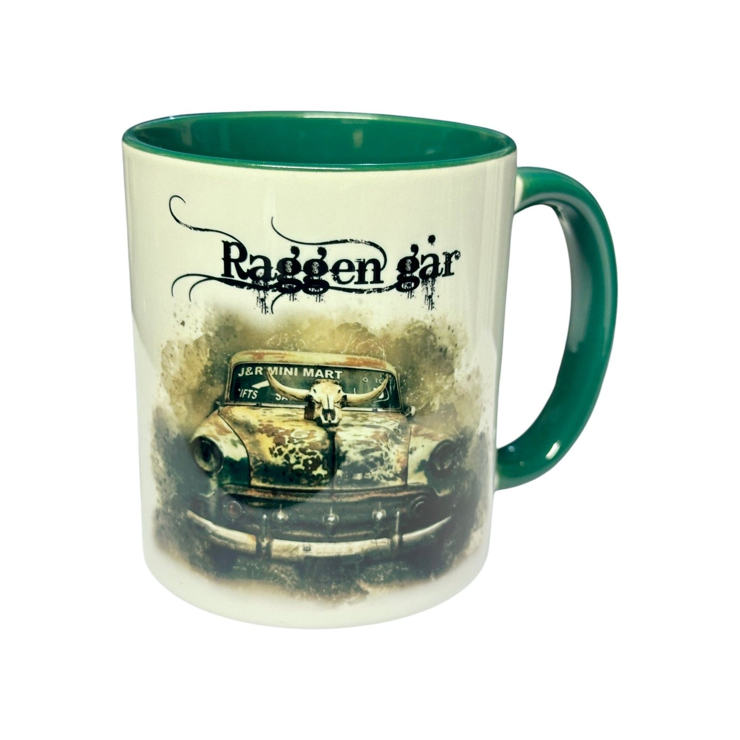 Raggen går -Krus i 4 ulike farger