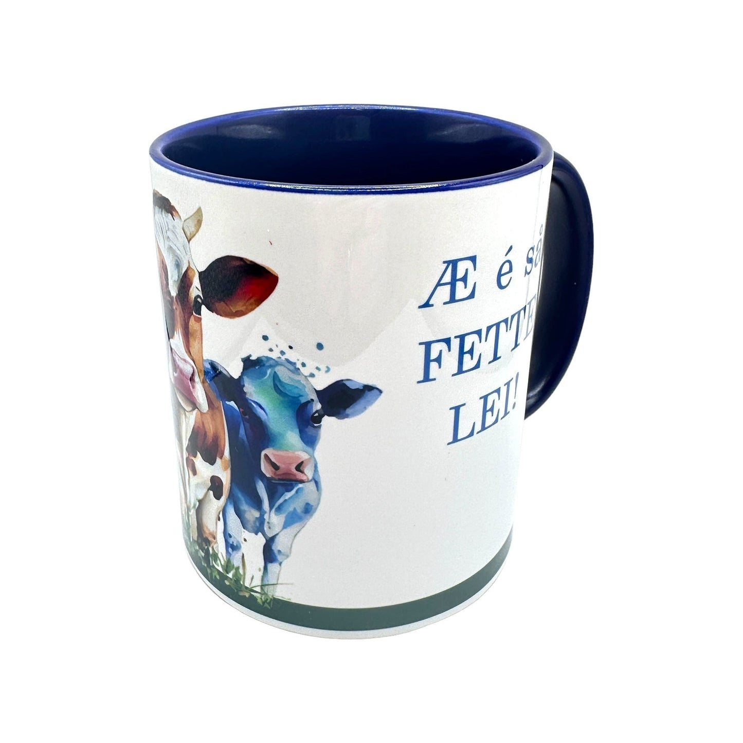 Æ e så FETTE LEI! - Morsomme krus med tekst – 7 ulike farger
