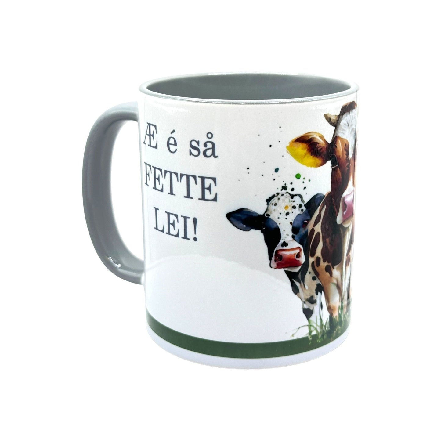 Æ e så FETTE LEI! - Morsomme krus med tekst – 7 ulike farger