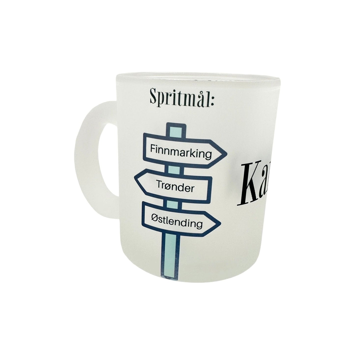 Karsk-kopp i frostet glass