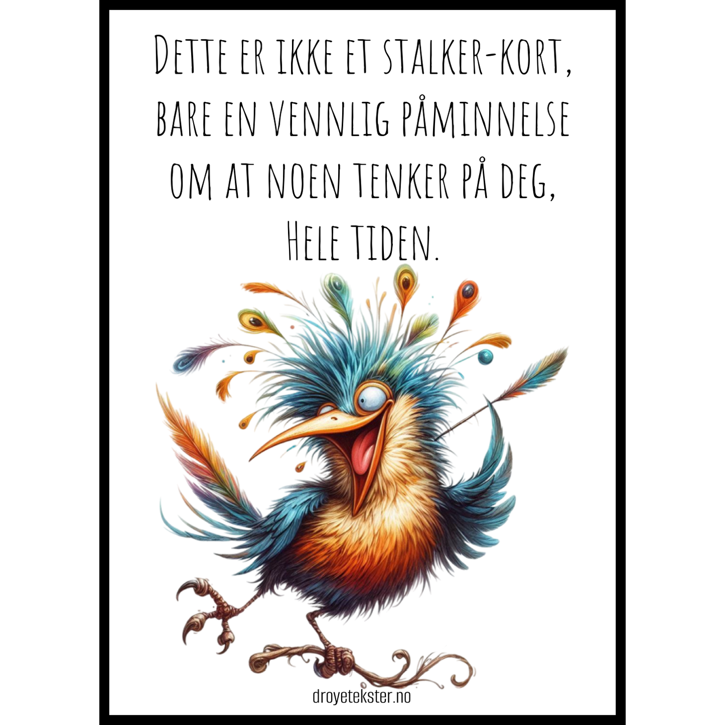 Morsomme kort med drøy humor – Perfekt til bursdag & fest | Drøyetekster.no