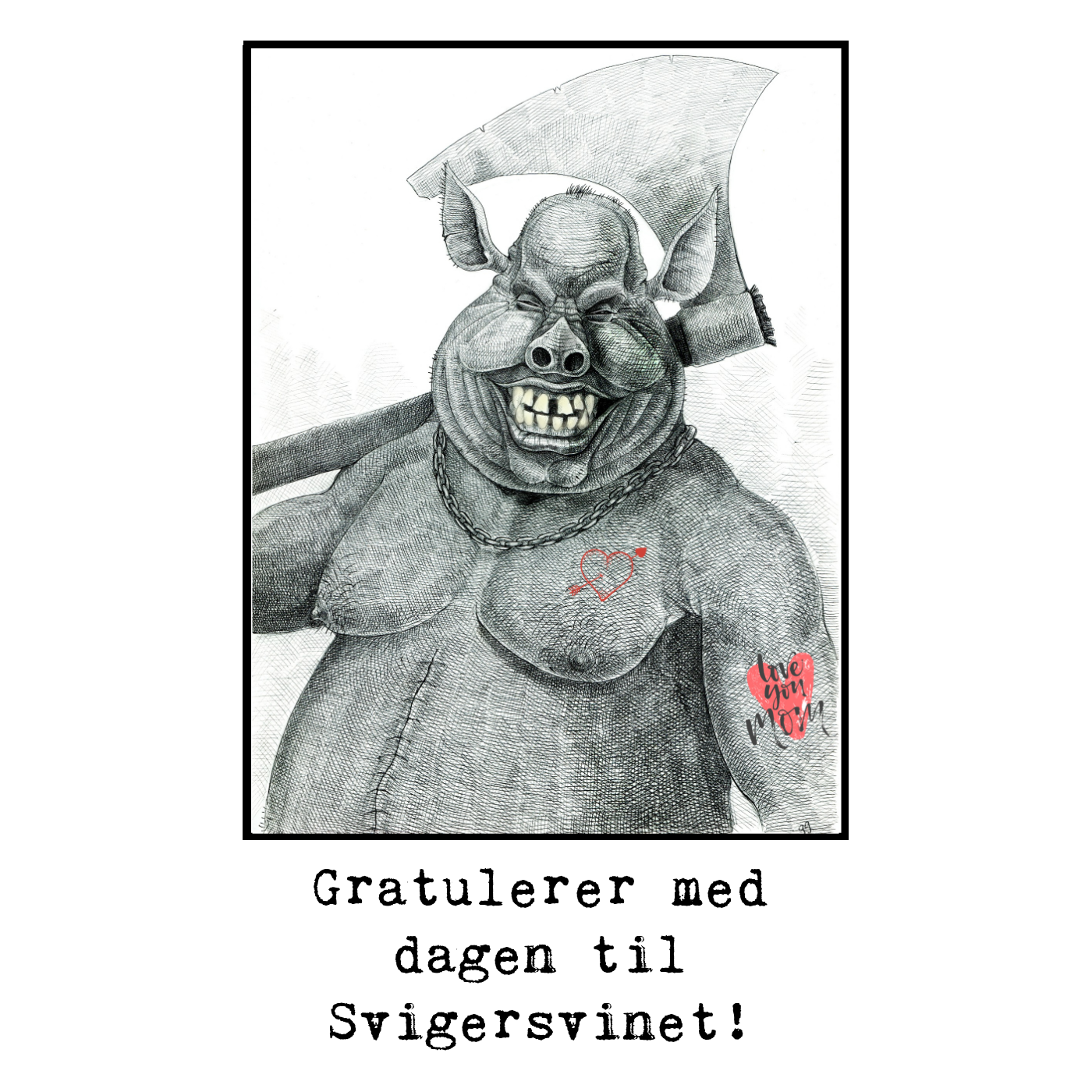 Gratulasjonskort "Gratulerer med dagen..."