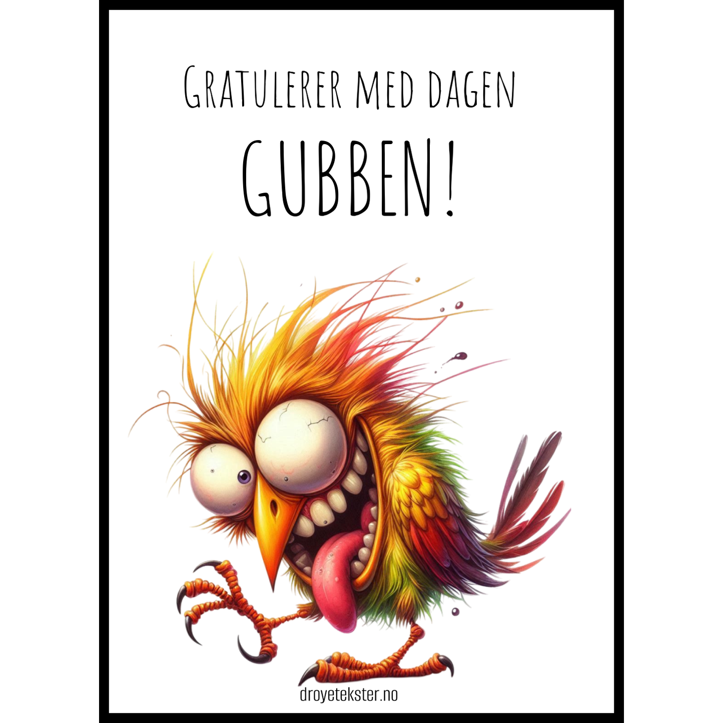 Morsomme kort med drøy humor – Perfekt til bursdag & fest | Drøyetekster.no