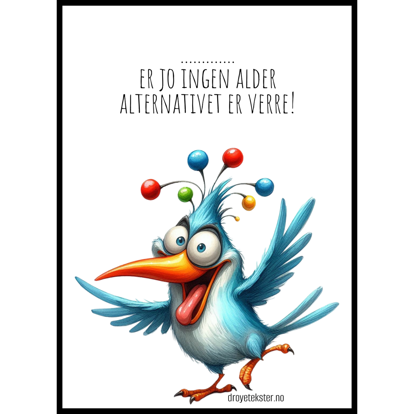 Morsomme kort med drøy humor – Perfekt til bursdag & fest | Drøyetekster.no