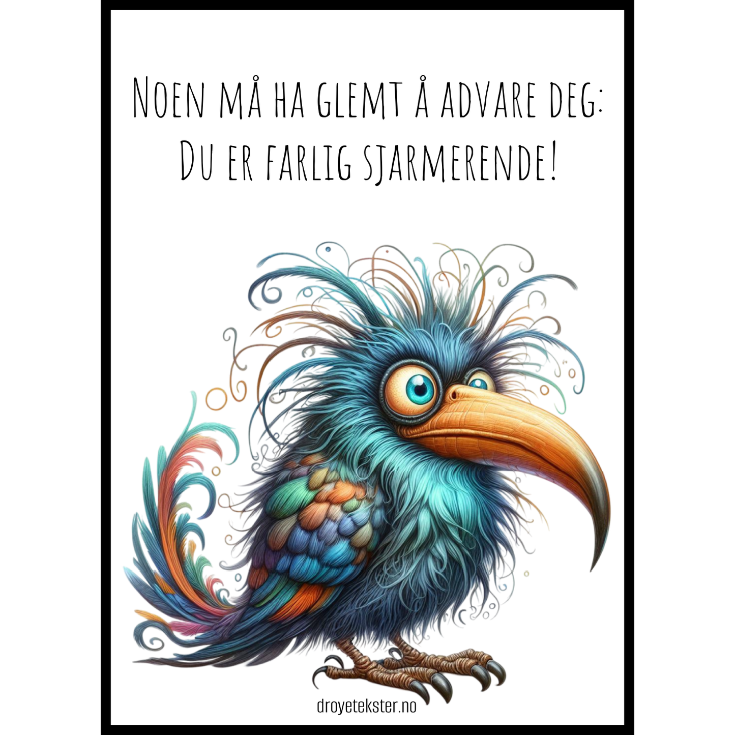 Morsomme kort med drøy humor – Perfekt til bursdag & fest | Drøyetekster.no