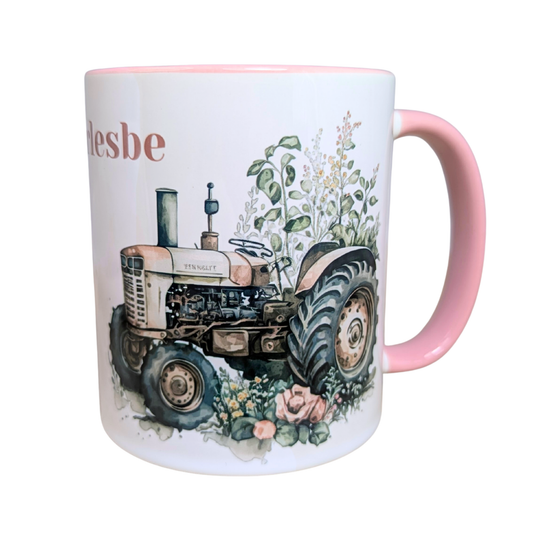 Traktorlesbe -Krus for den røffe typen