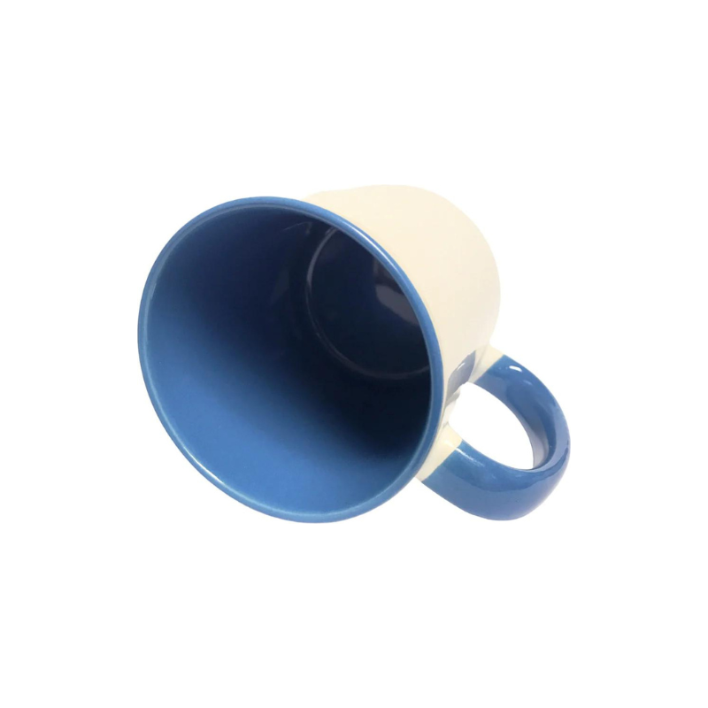 kopp farge mellom blå