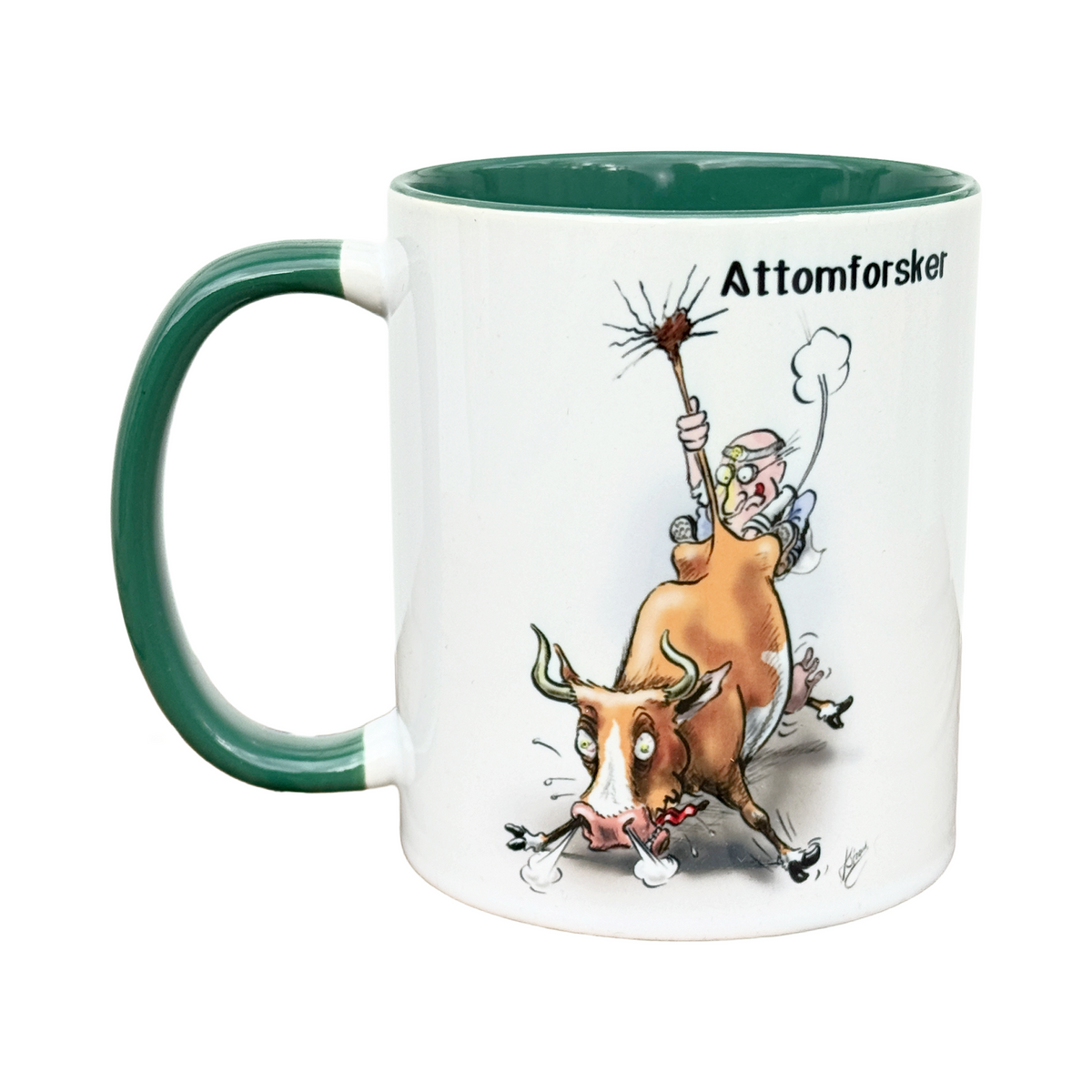 Attomforsker -KRUS illustrert av Kjetil strand