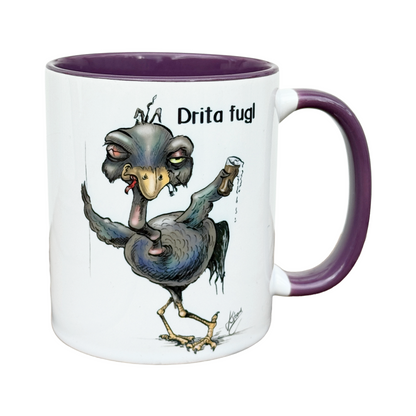 Drita fugl -KRUS illustrert av Kjetil strand