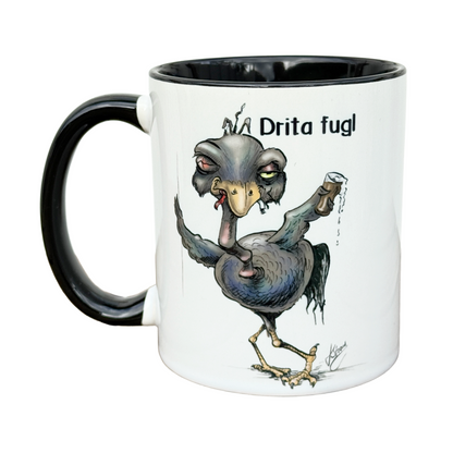 Drita fugl -KRUS illustrert av Kjetil strand