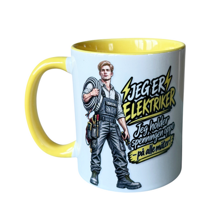 Elektriker – morsom yrkeskopp ⚡