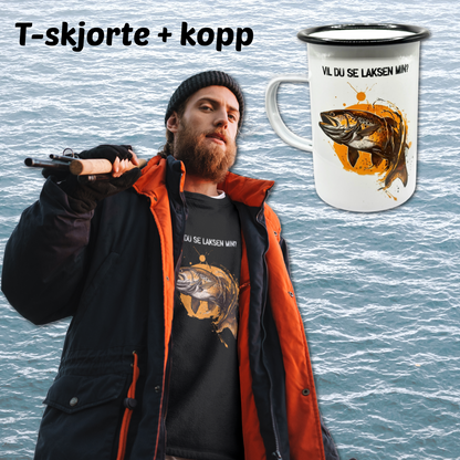 Gavepakke: «Vil du se laksen min?