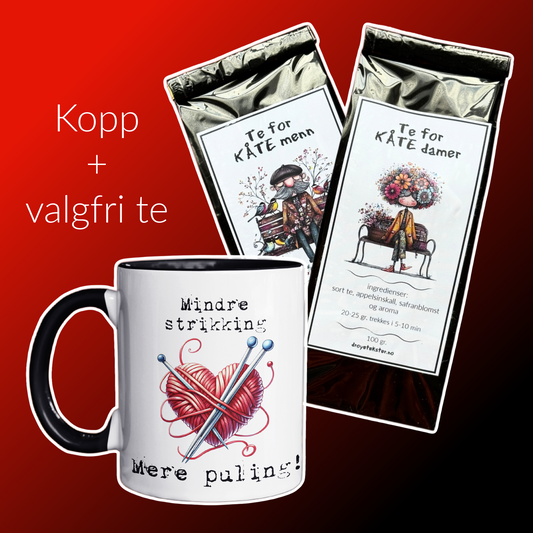 Gavepakke- Kopp + valgfri te
