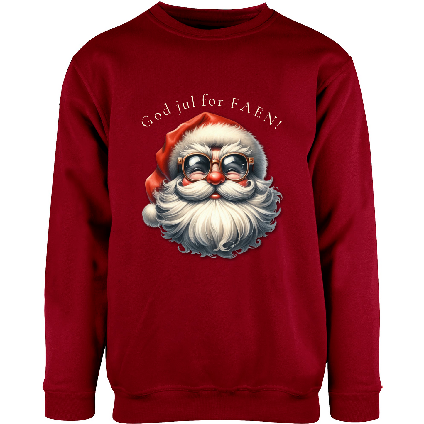 God jul for FAEN! – unisex collegegenser