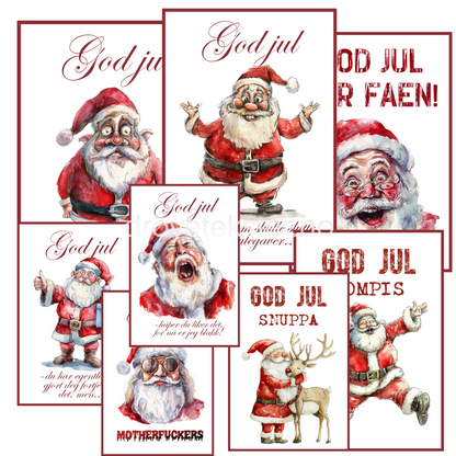 Julekort og pakkelapper