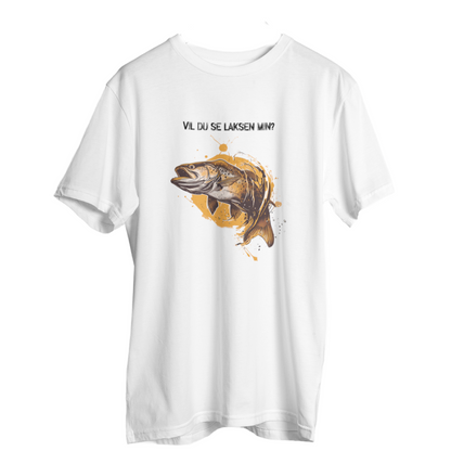 Gavepakke: «Vil du se laksen min?