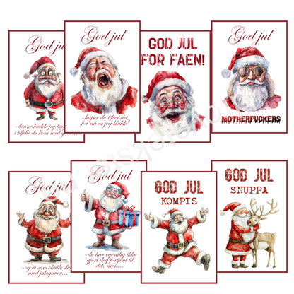 Julekort og pakkelapper