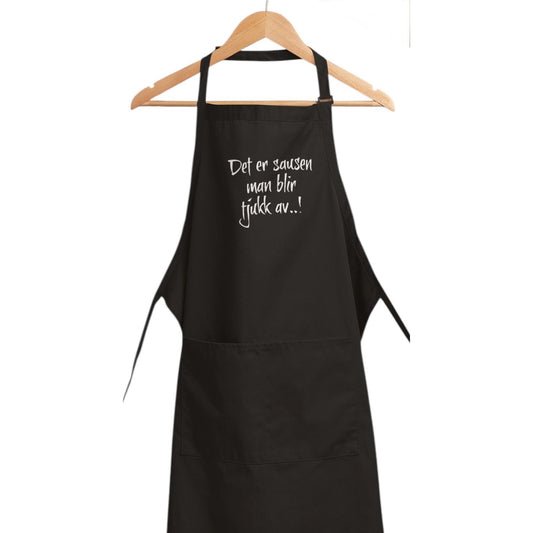 "Det er sausen  man blir tjukk av" -Forkle i bomull