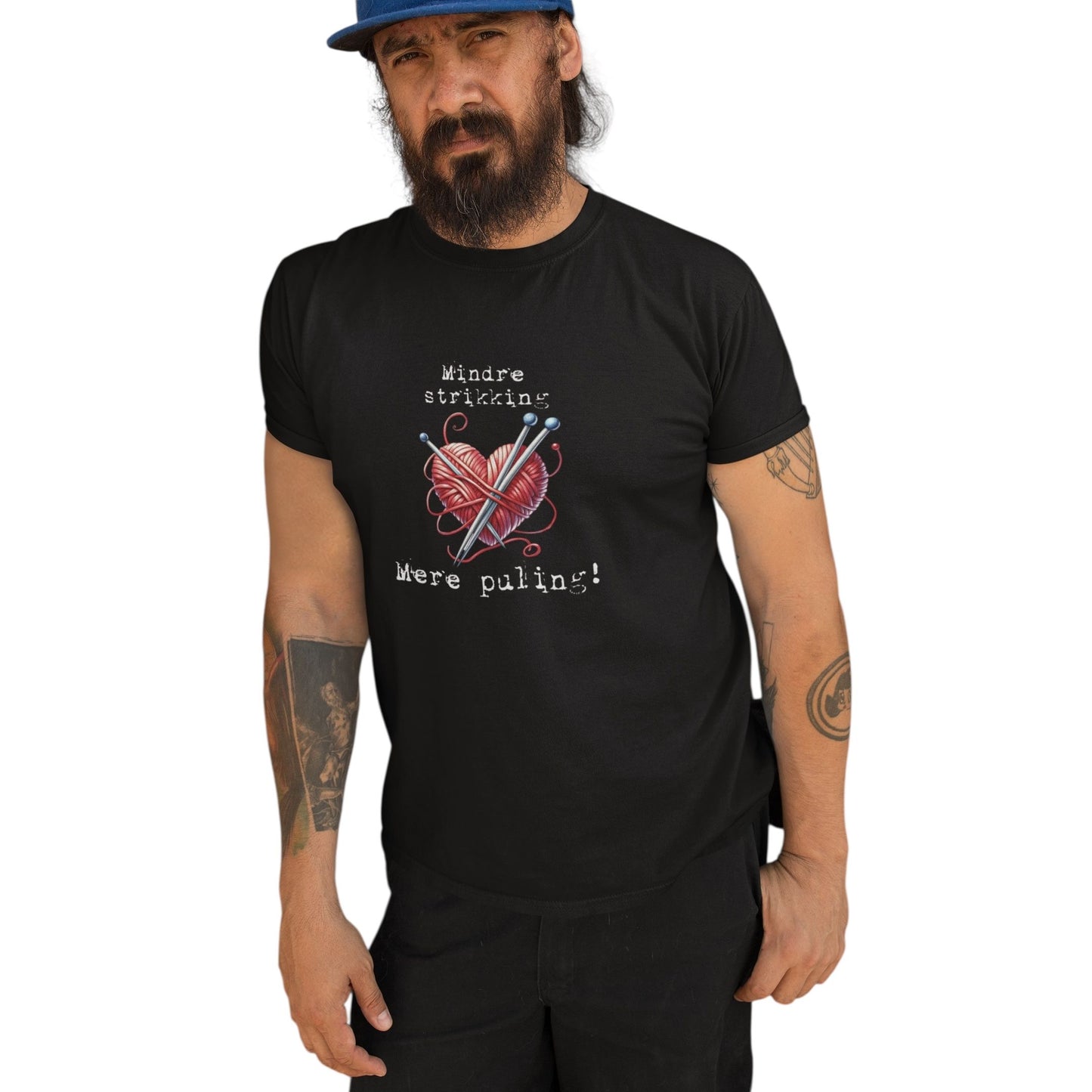 Mindre strikking- mere p...  -T-skjorte