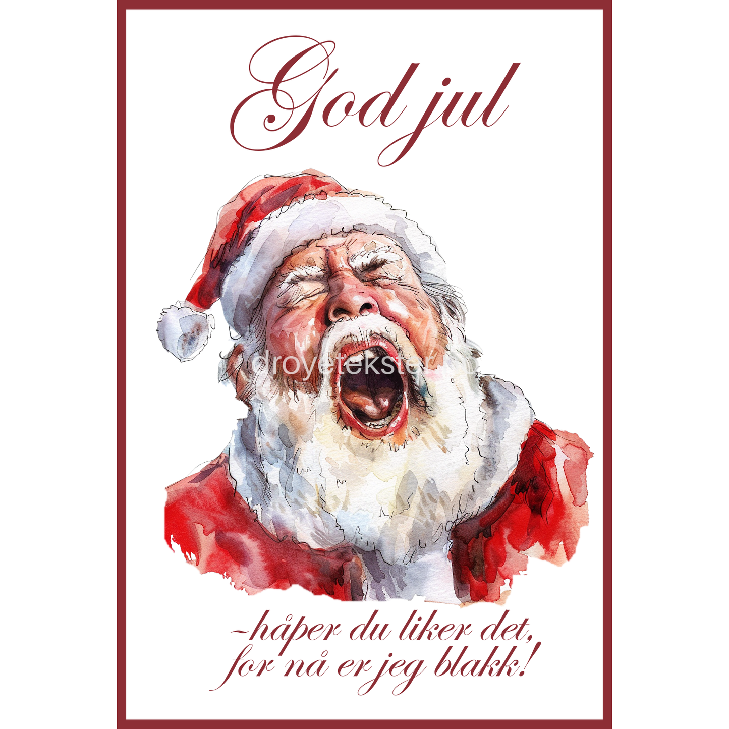 Julekort og pakkelapper