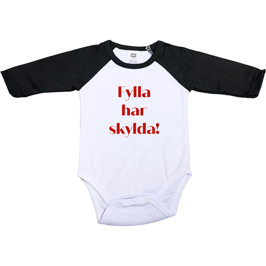 Fylla har skylda -Body m/ lang arm