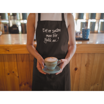 "Det er sausen  man blir tjukk av" -Forkle i bomull