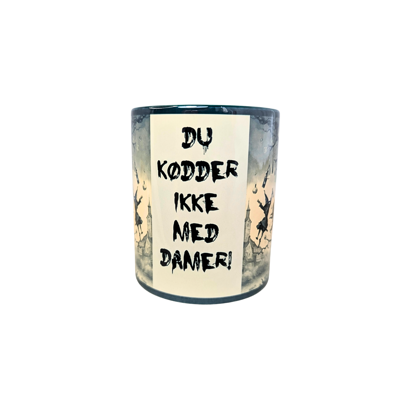 Ikke KØDD med DAMER -Krus, 2 ulike farger