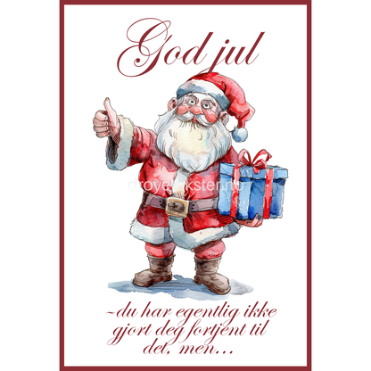 Julekort og pakkelapper