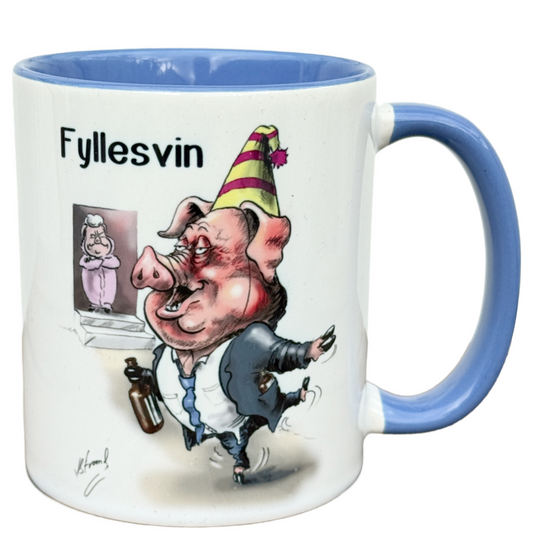 Fyllesvin -KRUS illustrert av Kjetil strand