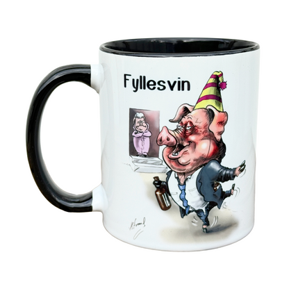 Fyllesvin -KRUS illustrert av Kjetil strand