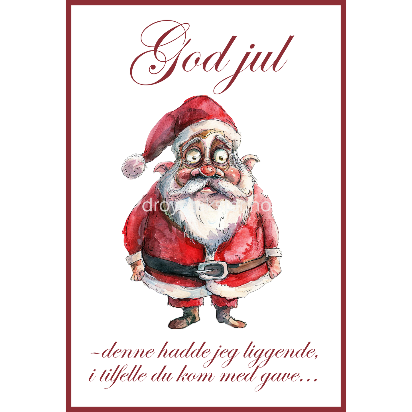 Julekort og pakkelapper