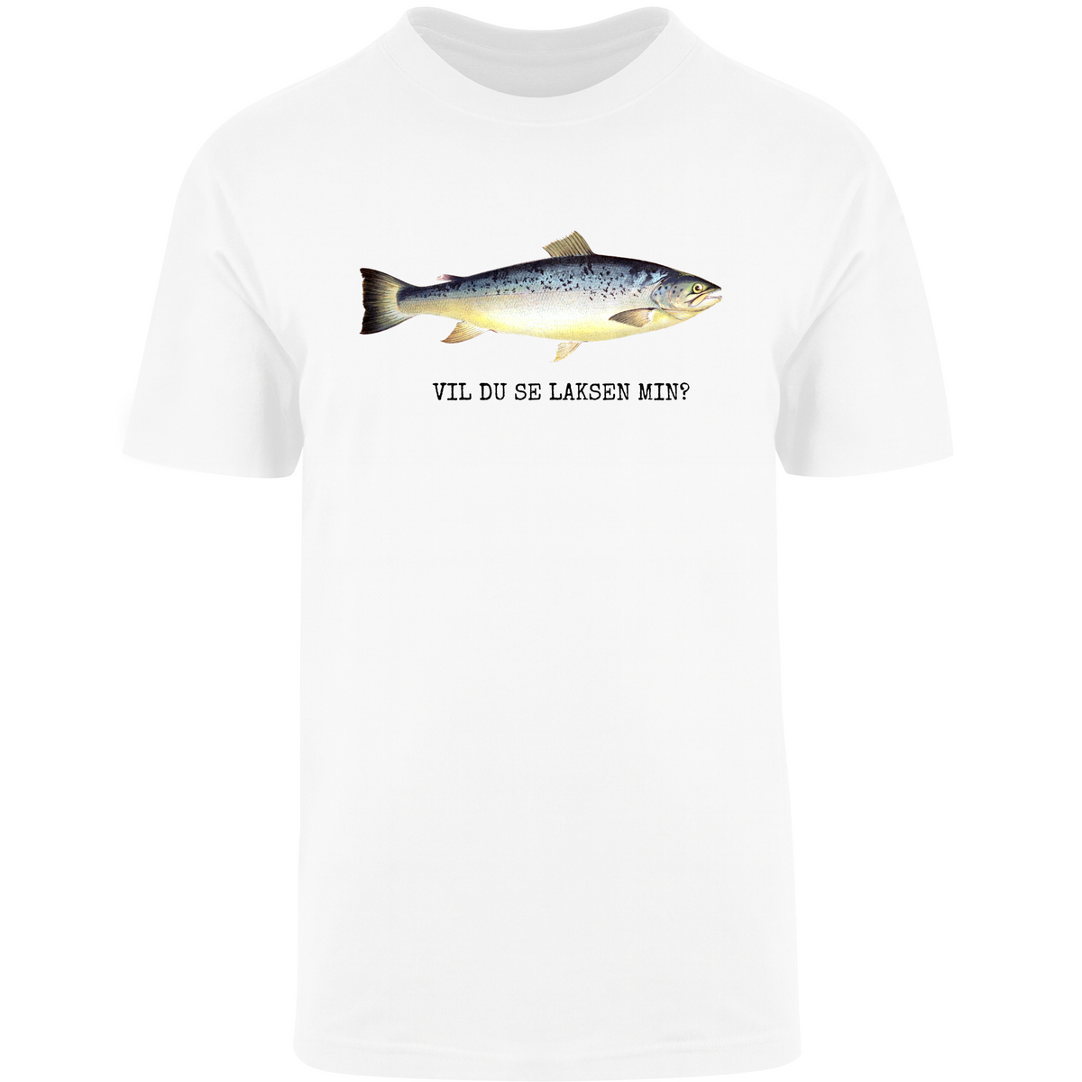 Laks -T-skjorte "Vil du se laksen min?"