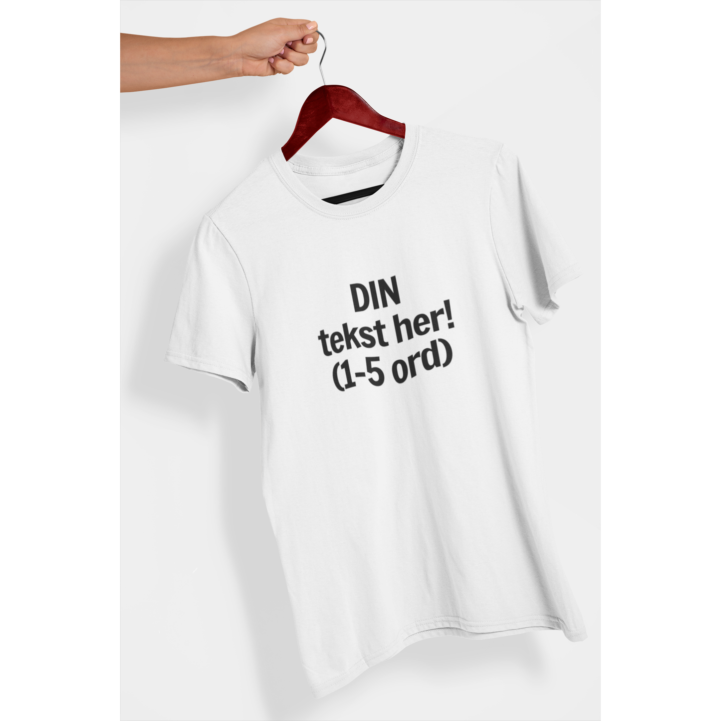 T-Skjorte med egen tekst (skreddersydd)