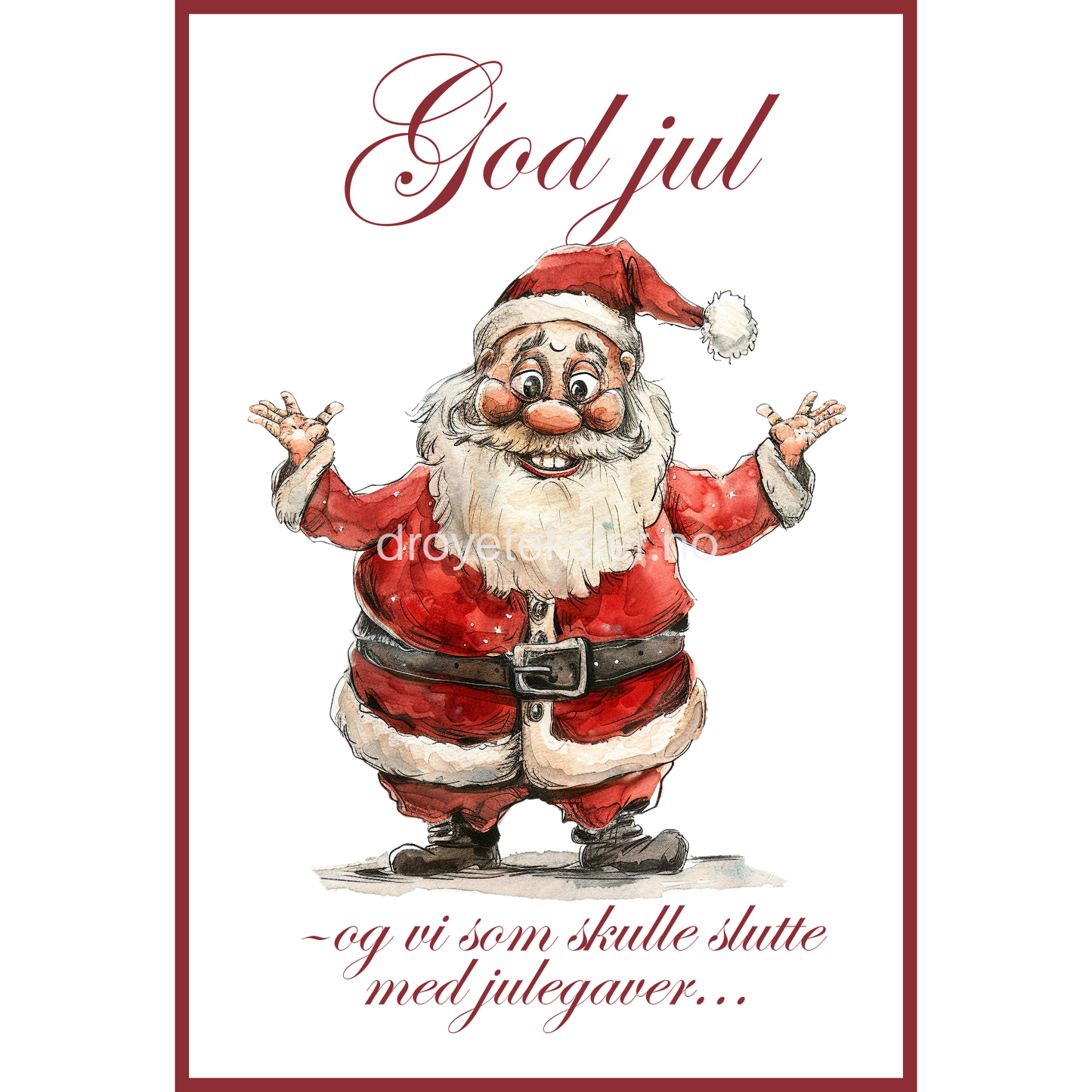 Julekort og pakkelapper