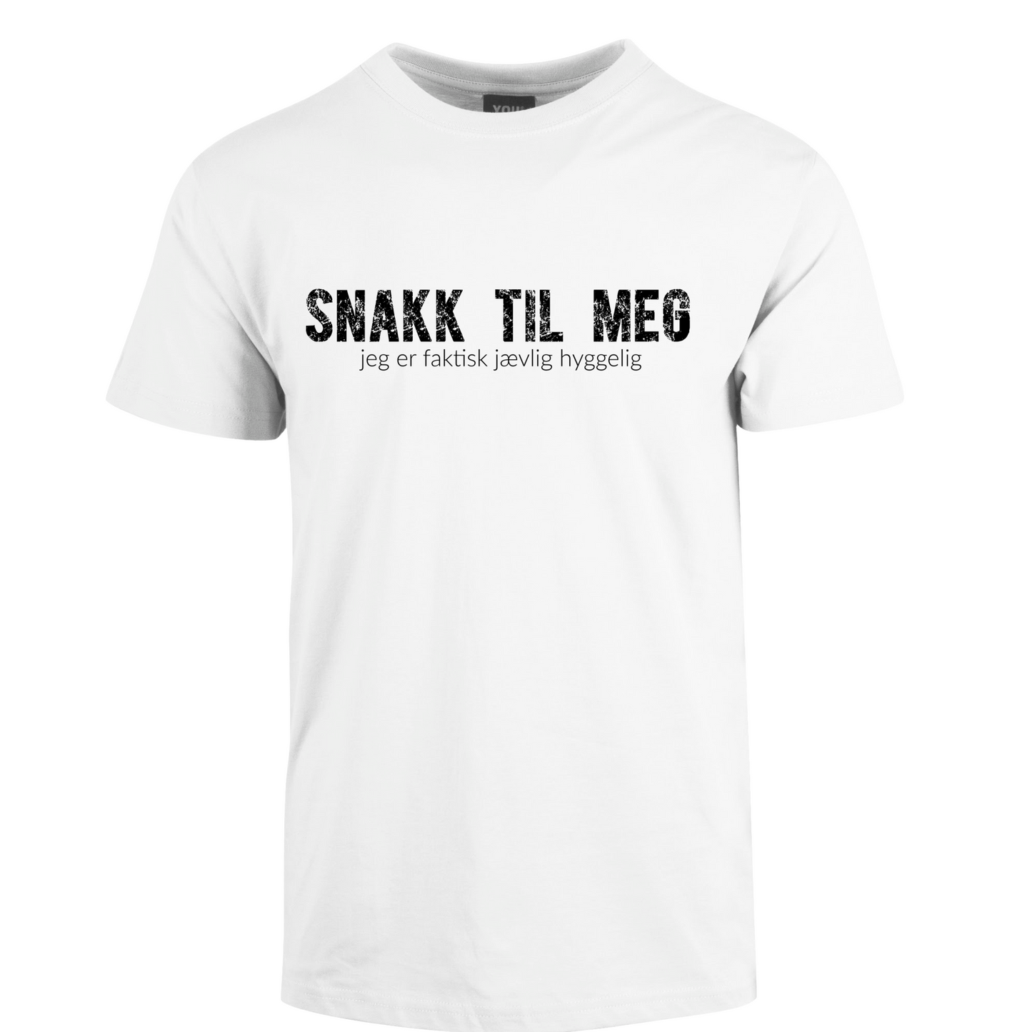 Snakk til meg -T-skjorte