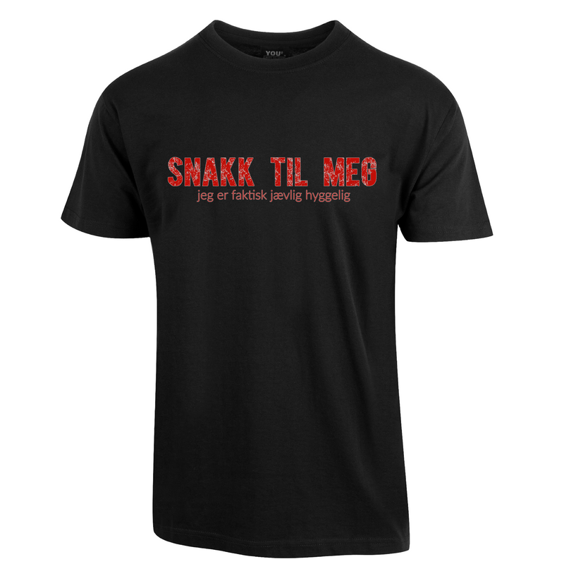 Snakk til meg -T-skjorte