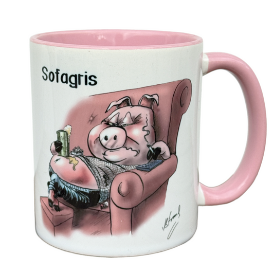 Sofagris -KRUS illustrert av Kjetil strand