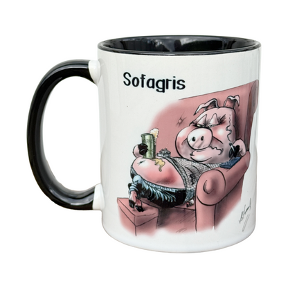 Sofagris -KRUS illustrert av Kjetil strand