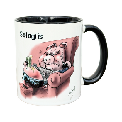 Sofagris -KRUS illustrert av Kjetil strand