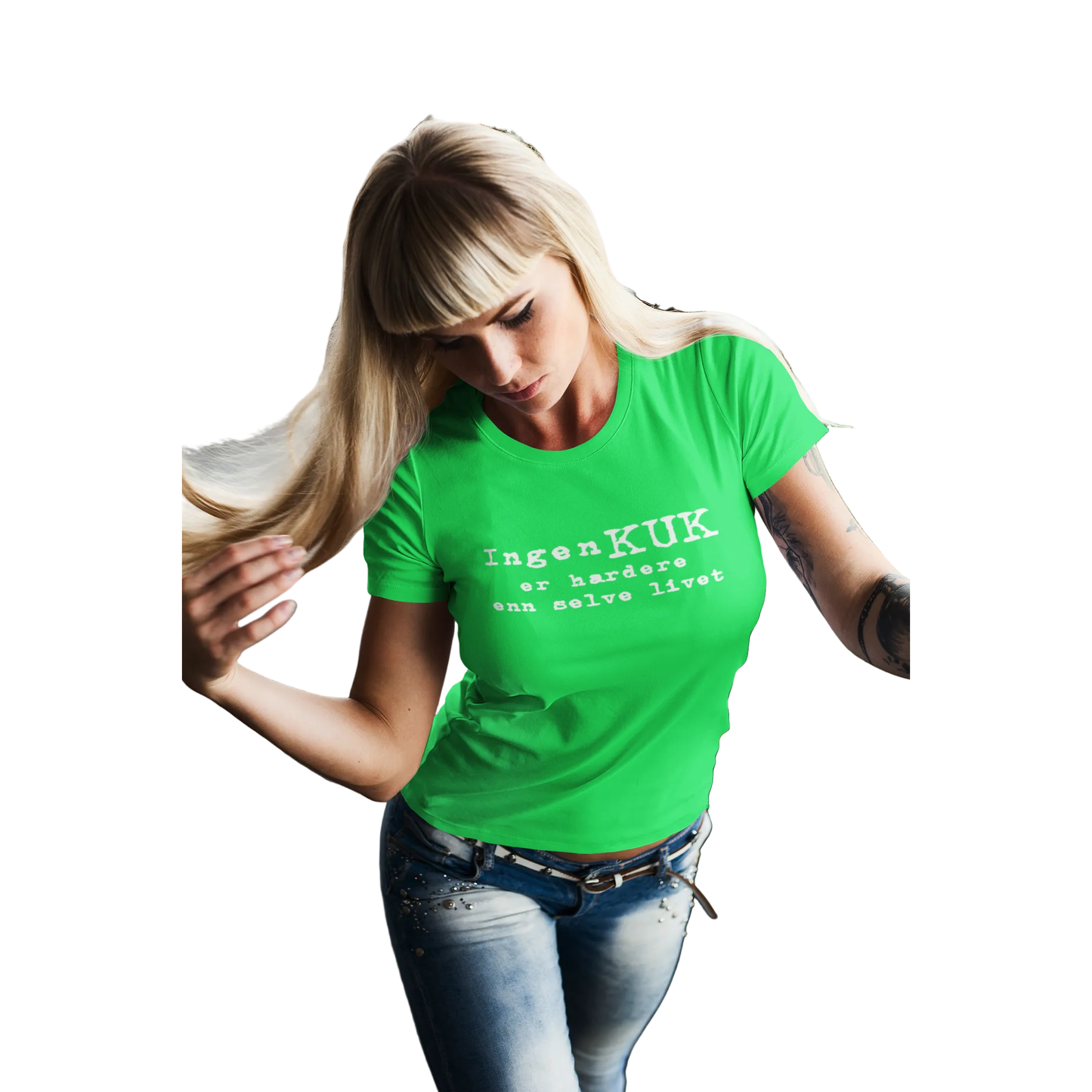 Ingen KUK er hardere enn selve livet (curved fit)