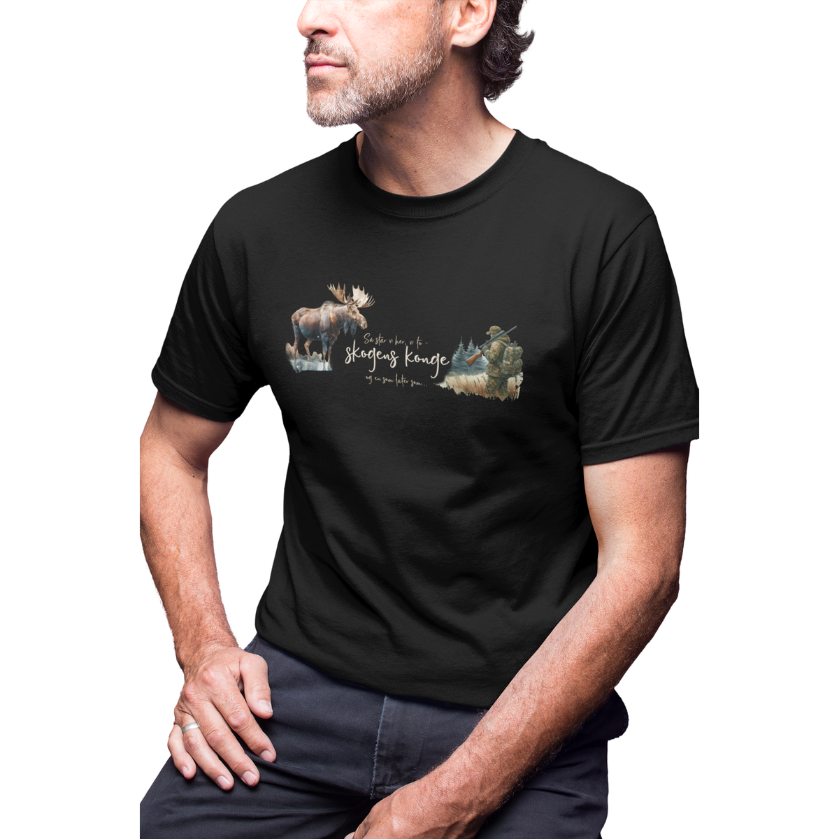 Elgjakt -T-skjorte (unisex)